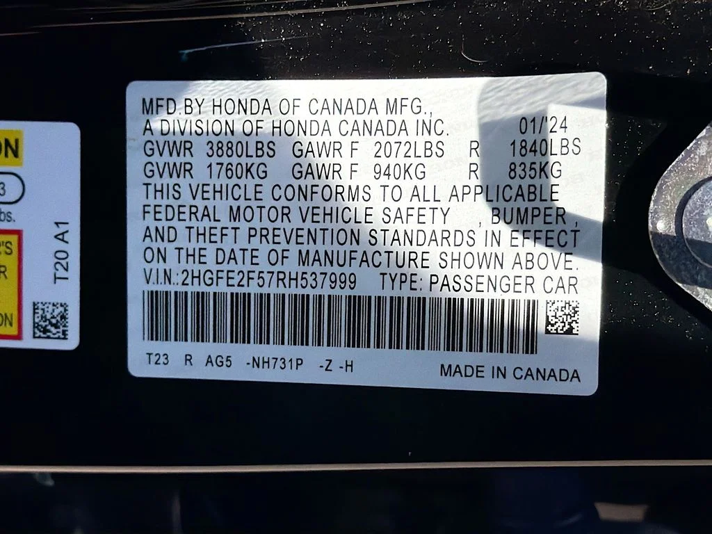 Used 2024 Crystal Black Pearl Honda Sport image 24