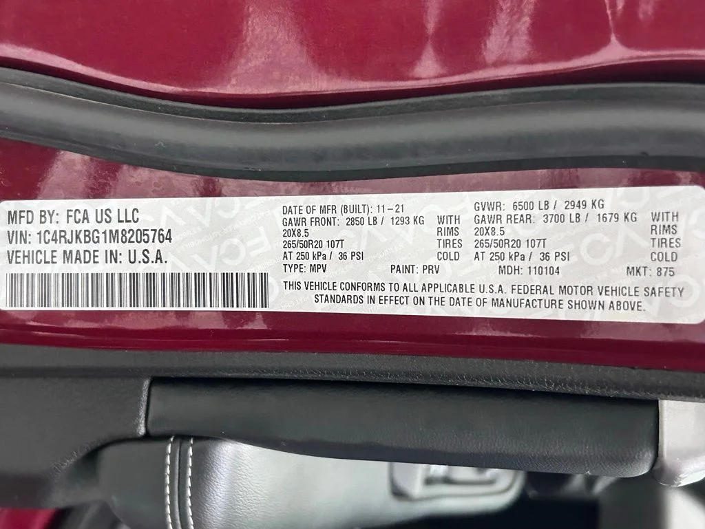 Used 2021 Red Jeep Limited image 25