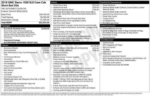 Certified Used 2018 Summit White GMC SLE image 8