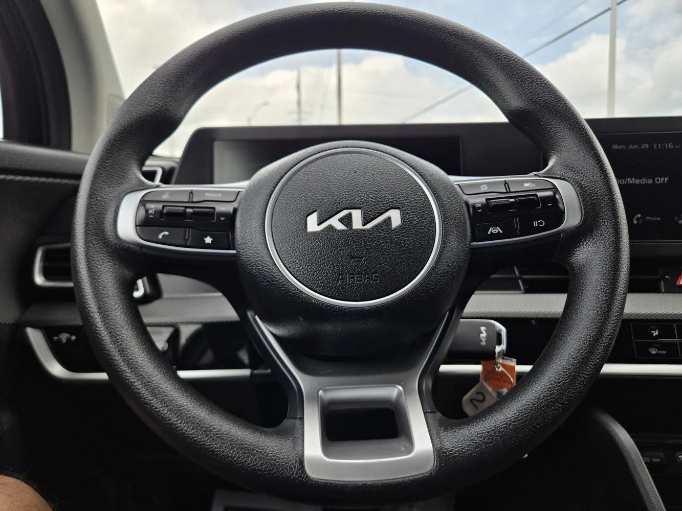 Used 2025 Ebony Black Kia LX image 17