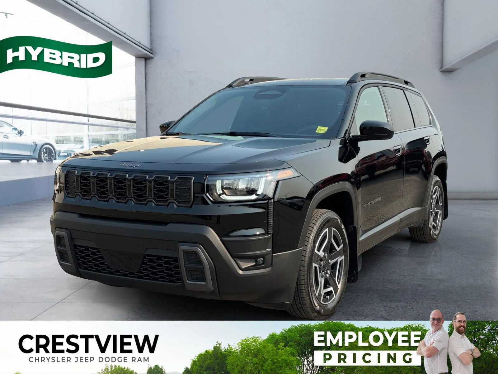 New 2026 Diamond Black Crystal Pearl Jeep Laredo image 1