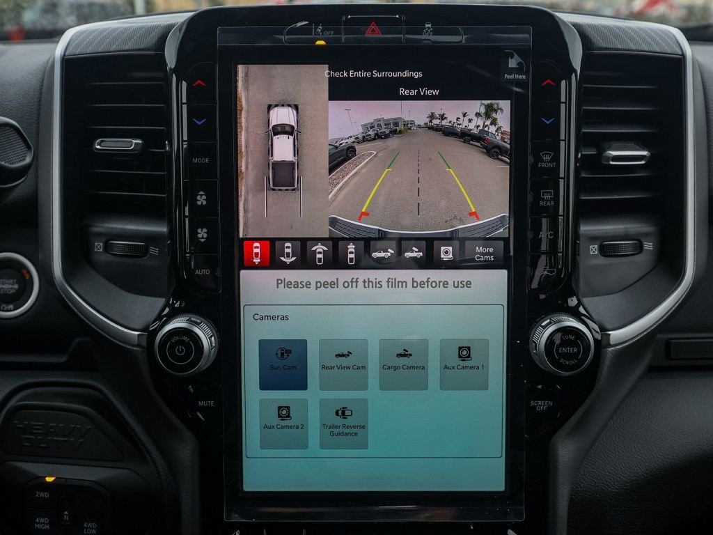 New 2026 Bright White Clear-Coat Exterior Paint RAM Big Horn Night Edition image 28