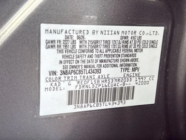 New 2026 Gun Metallic Nissan SV image 32