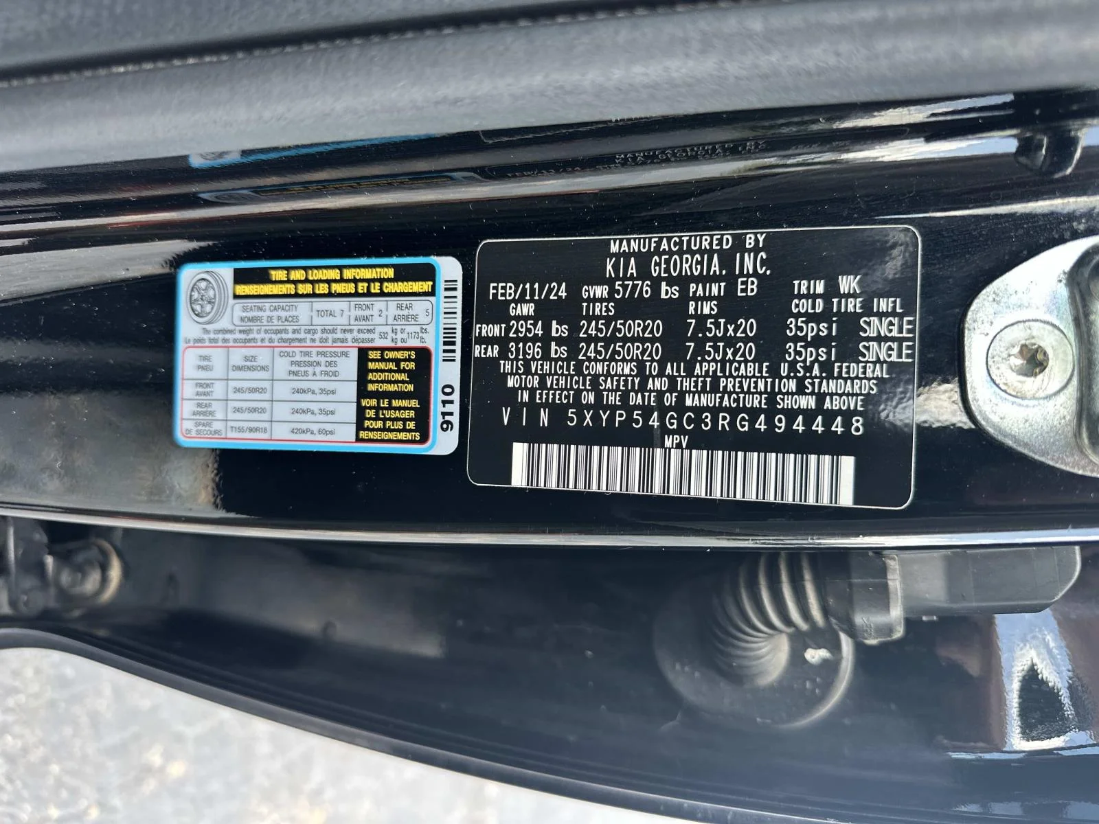 Used 2024 Ebony Black Kia SX FWD image 21