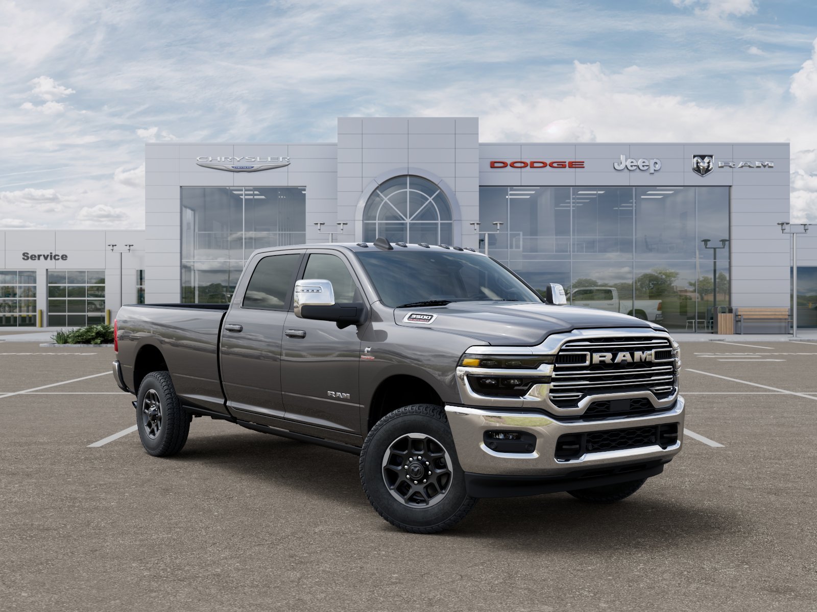 New 2026 Granite Crystal Metallic Clear-Coat Exterior Paint RAM Laramie image 32