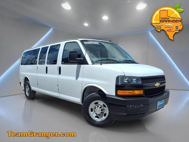 Pre-Owned 2023 Chevrolet Express Passenger 3500 1LS Rear Wheel Drive Extended Wheelbase