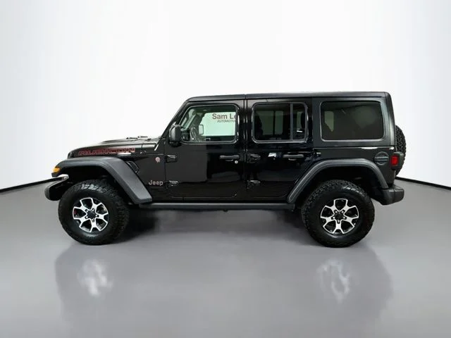 Used 2020 Black Clearcoat Jeep Unlimited Rubicon image 4