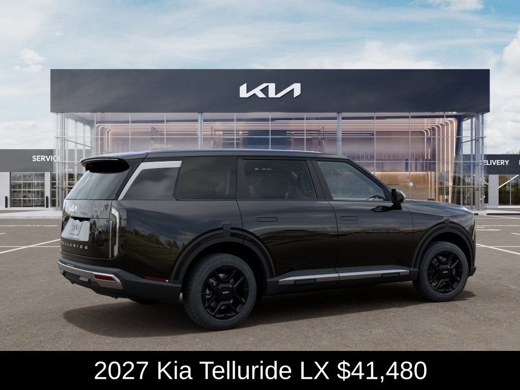 New 2027 Ebony Black Kia LX image 7