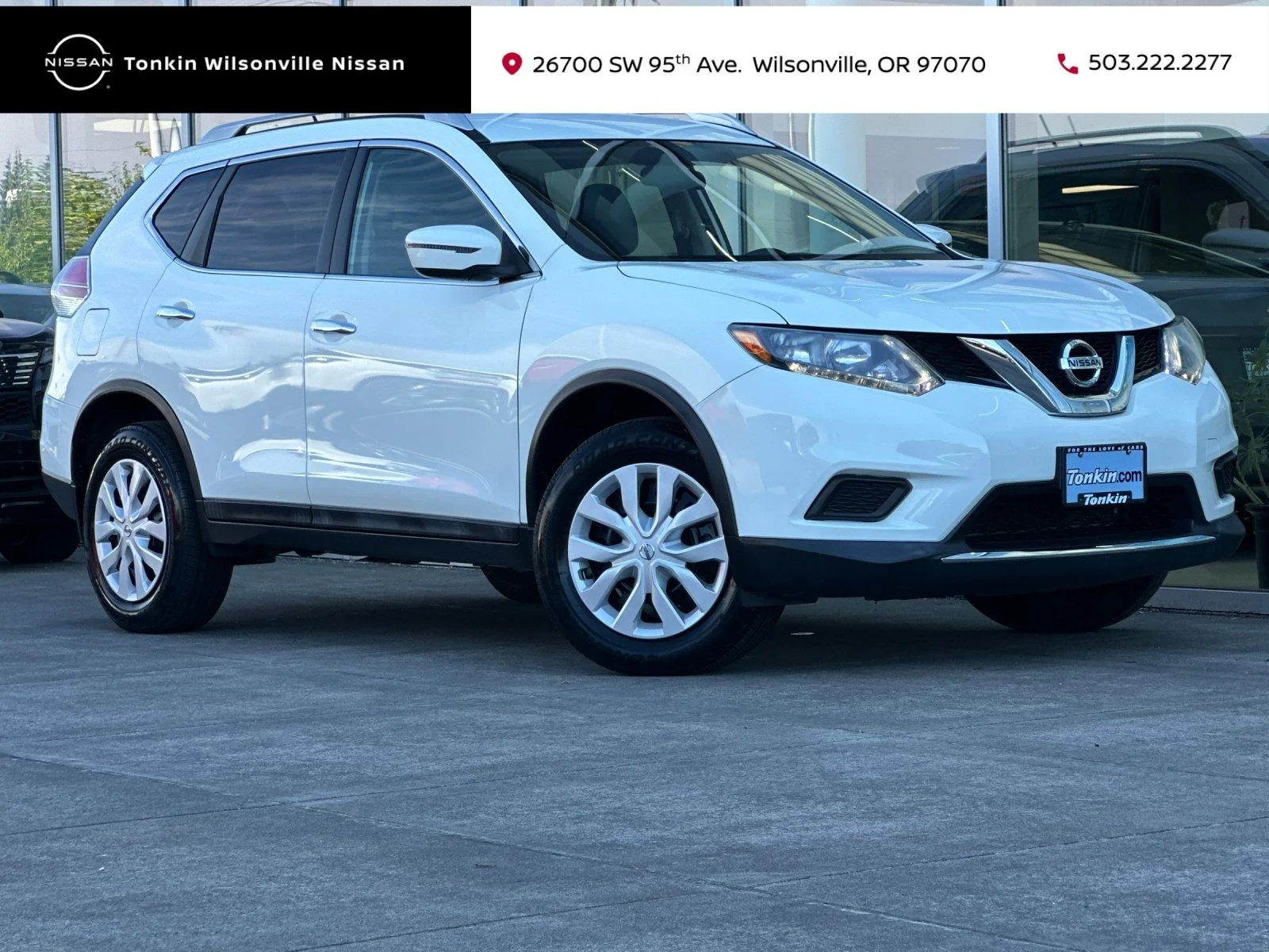 Used 2016 Glacier White Nissan S image 1