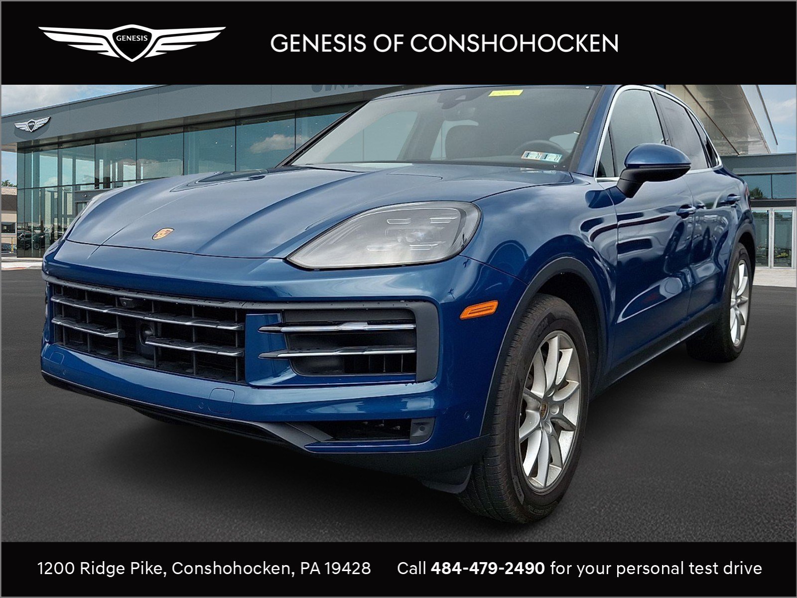 Used 2024 Blue Porsche 4DR AWD image 1