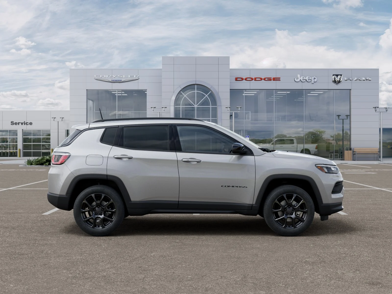 New 2026 Silver Zynith Metallic Clear-Coat Exterior Paint Jeep Latitude Altitude image 73