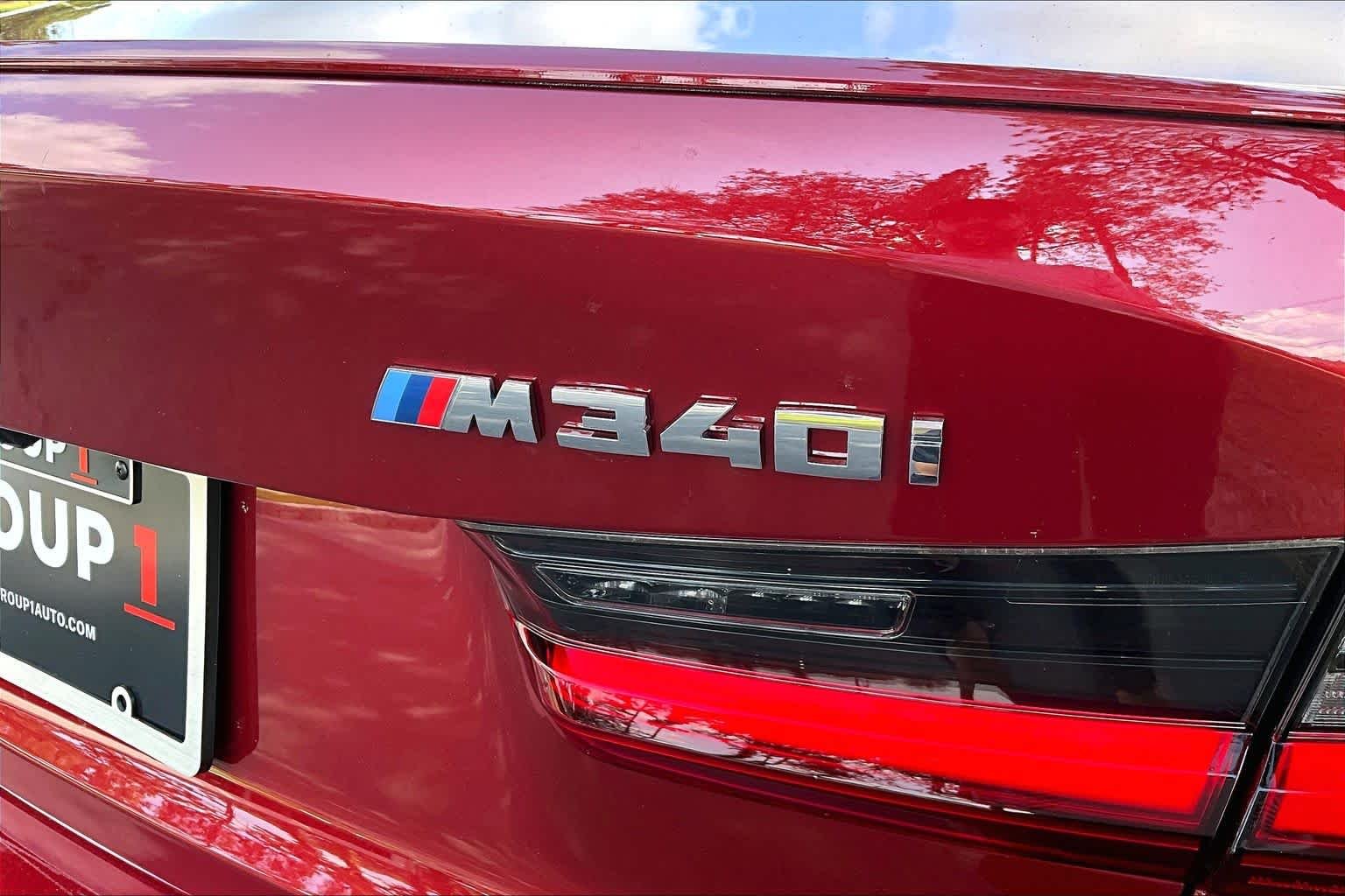 Certified Used 2025 Vegas Red Metallic BMW M340i image 10