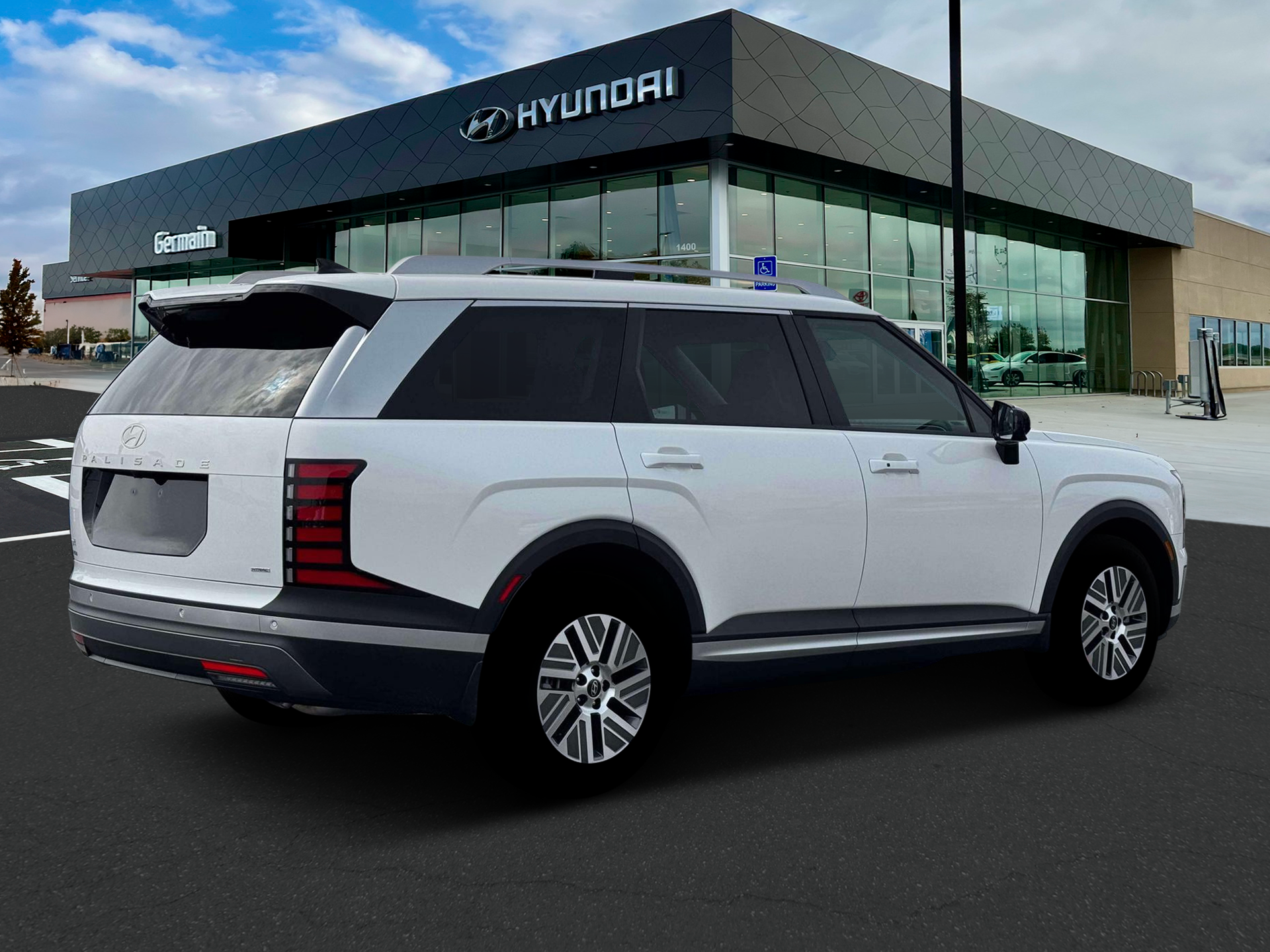 New 2026 Creamy White Pearl Hyundai SEL 7P image 8