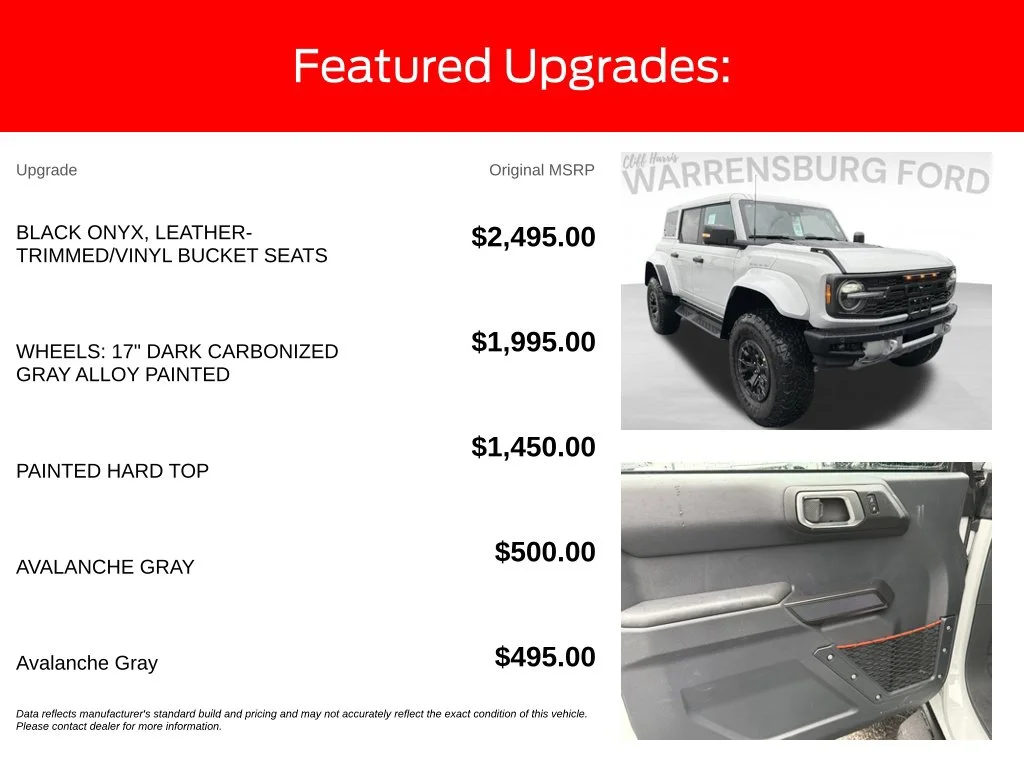 New 2026 Avalanche Gray Ford Raptor® image 16