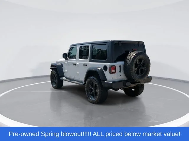 Used 2018 White Jeep Unlimited Sport S image 6