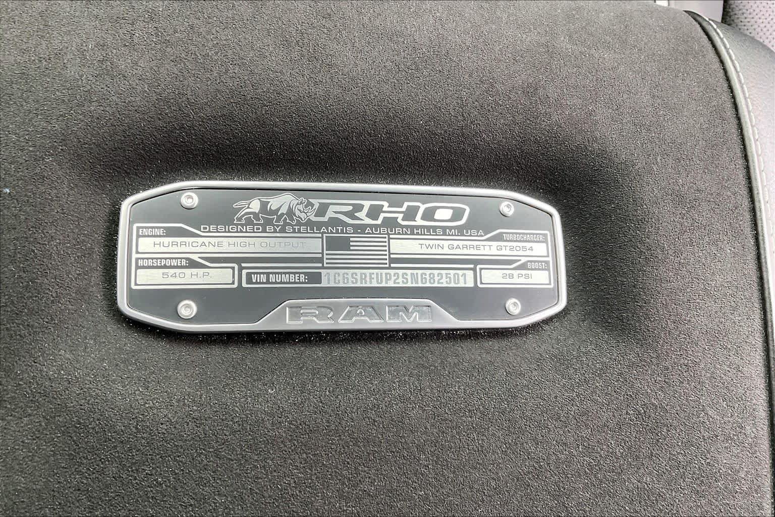 Used 2025 Granite Crystal Metallic Clearcoat Ram RHO image 33
