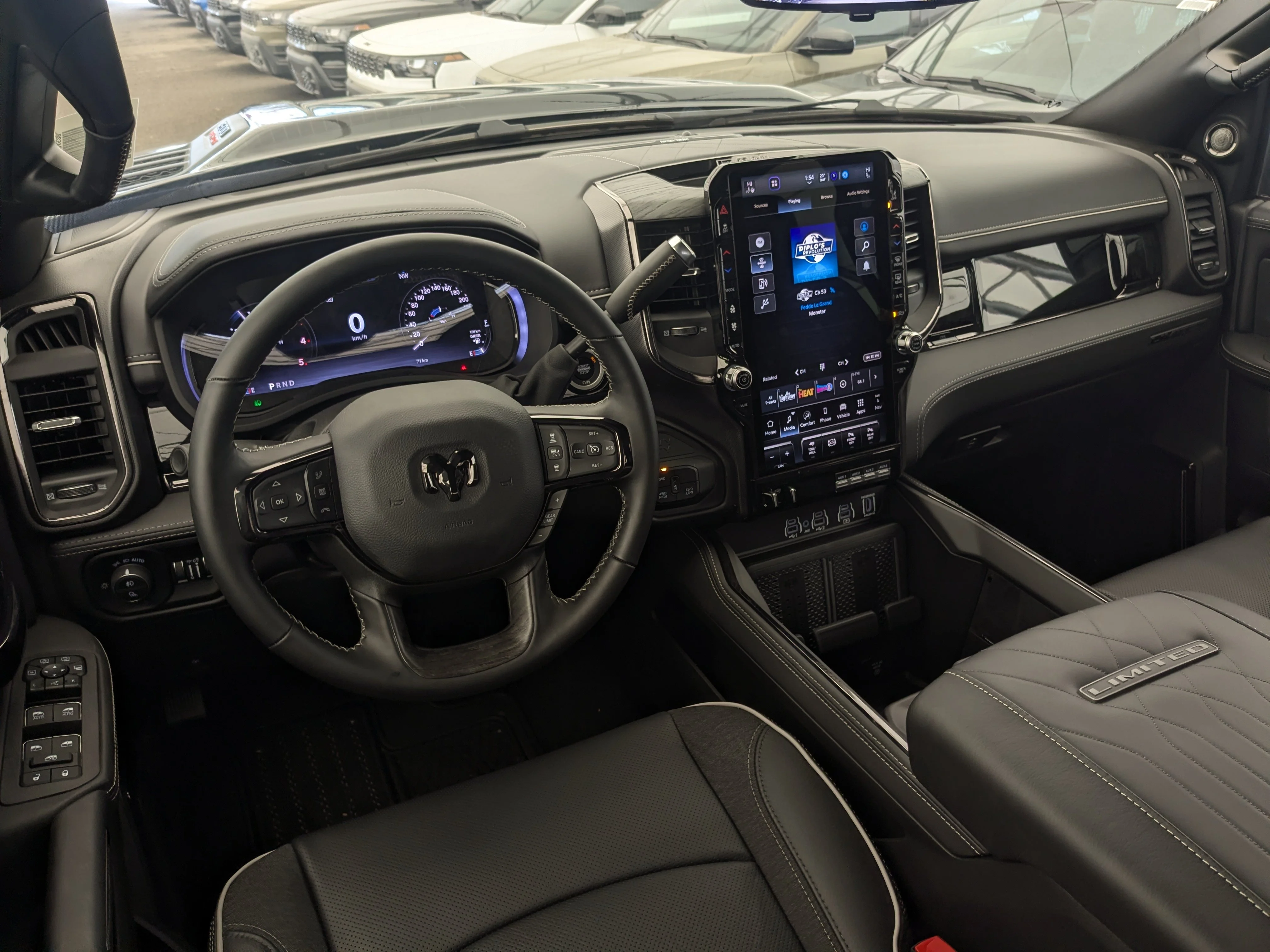 New 2026 Black RAM Limited - - 4x4 - Night Edition - Limited Level 1 Equip Grp - Power Sunroof & More! image 24