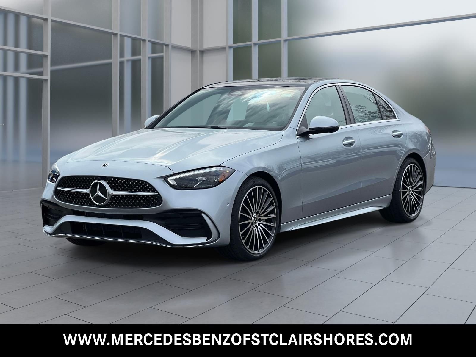 New 2026 Cirrus Silver Metallic Mercedes-Benz C 300 image 1
