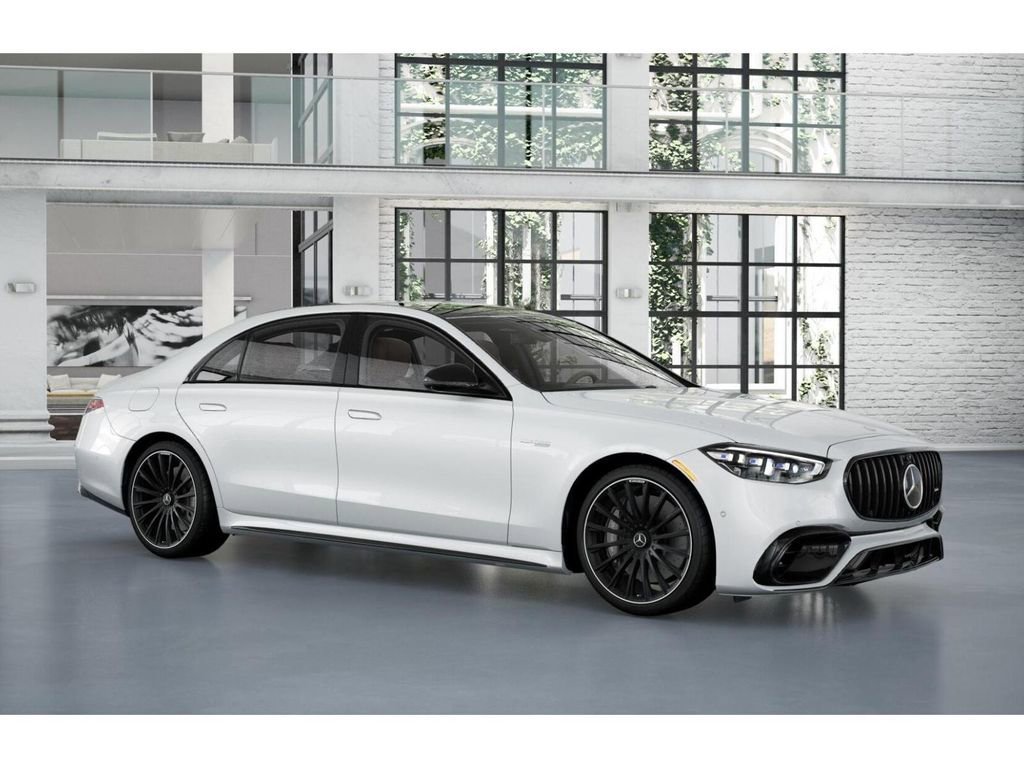 New 2026 MANUFAKTUR Moonlight White Metallic Mercedes-AMG S 63 E AMG® image 54