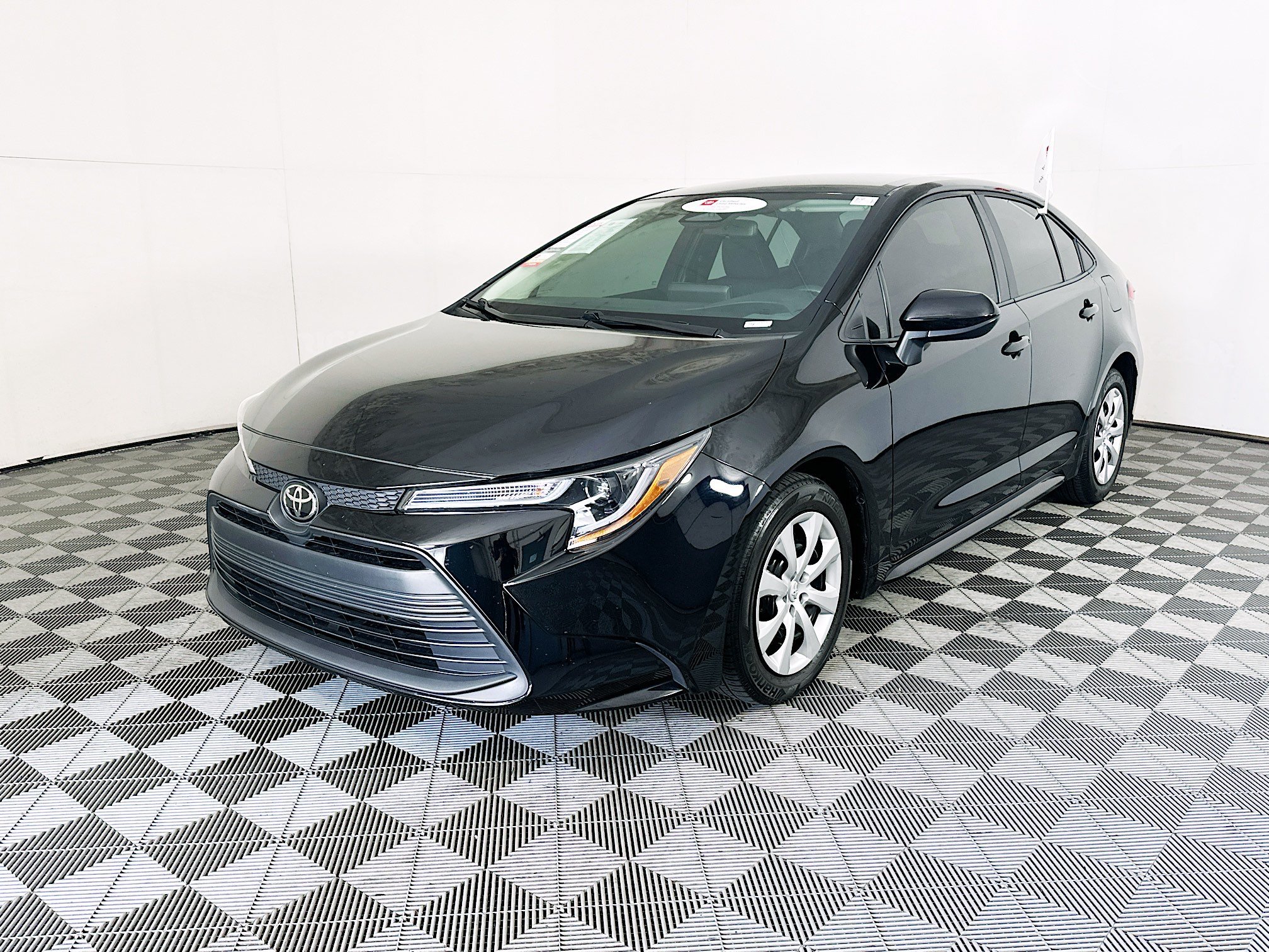 Certified Used 2025 Midnight Black Metallic Toyota LE image 7