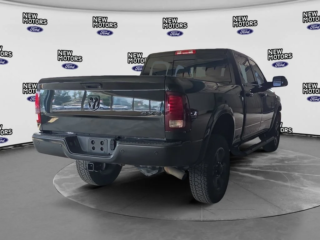Used 2018 Brilliant Black Crystal Pearlcoat Ram Laramie image 4