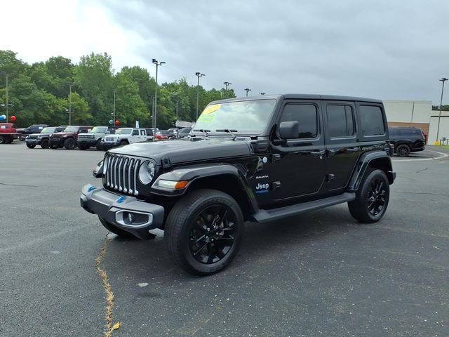 Certified Used 2022 Black Clearcoat Jeep Unlimited Sahara 4xe image 3