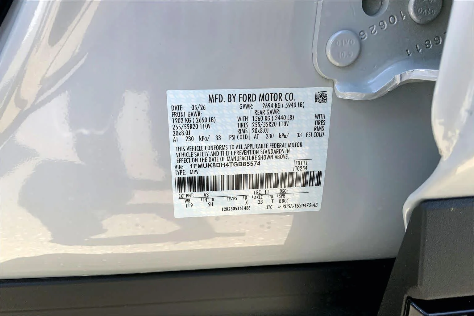 New 2026 Space White Metallic Ford Active image 12