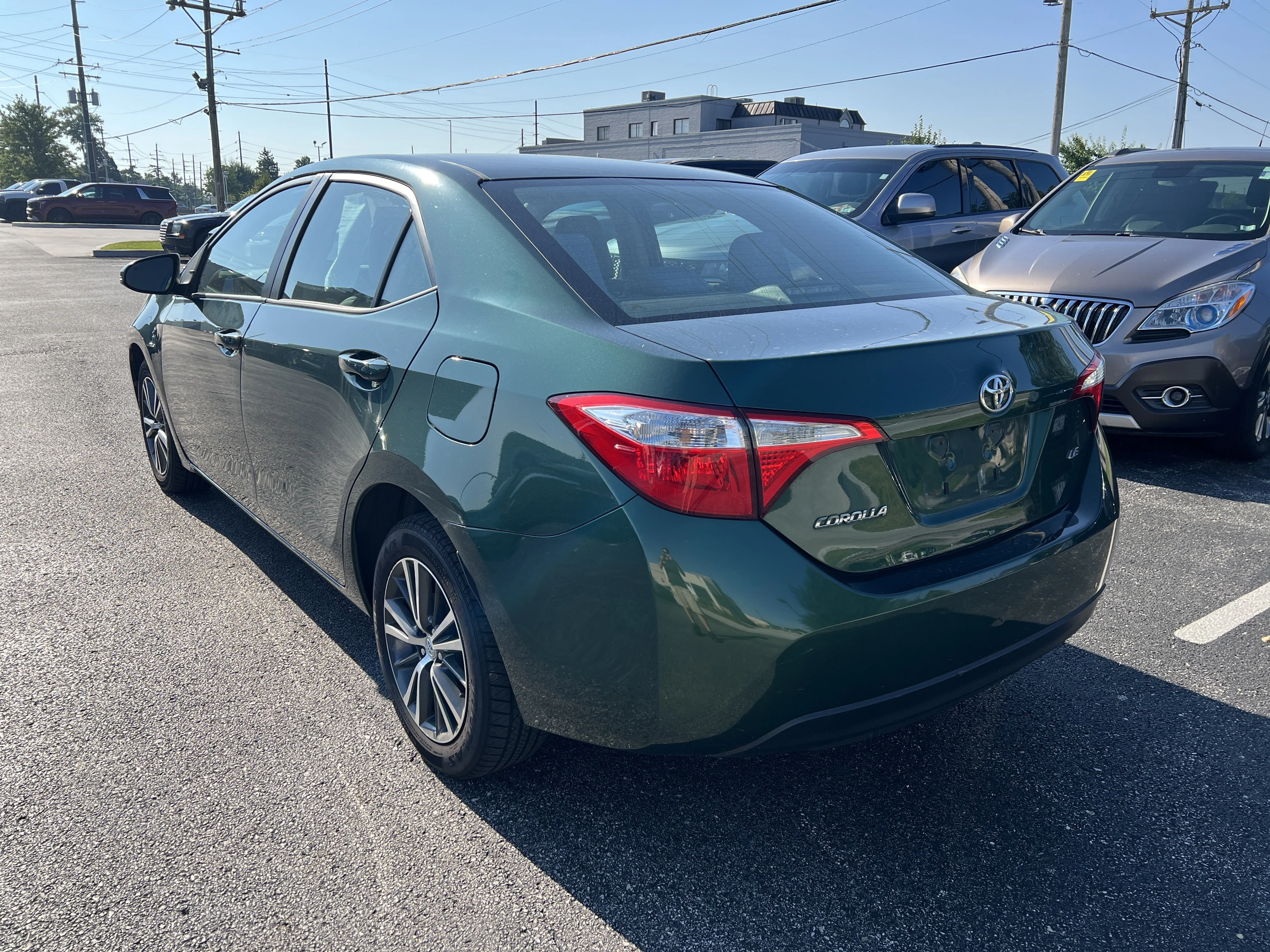 Used 2016 4evergreen Metallic Toyota LE Plus image 5