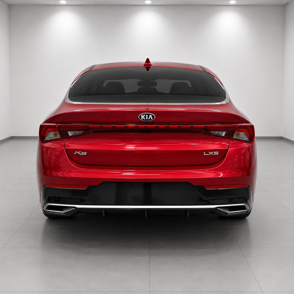 Used 2021 Passion Red Kia LXS image 4