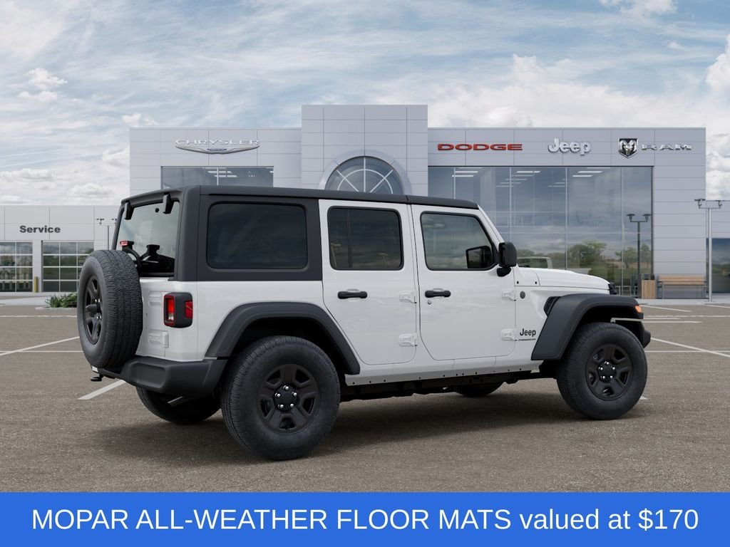 New 2026 Bright White Clear-Coat Exterior Paint Jeep Sport image 4