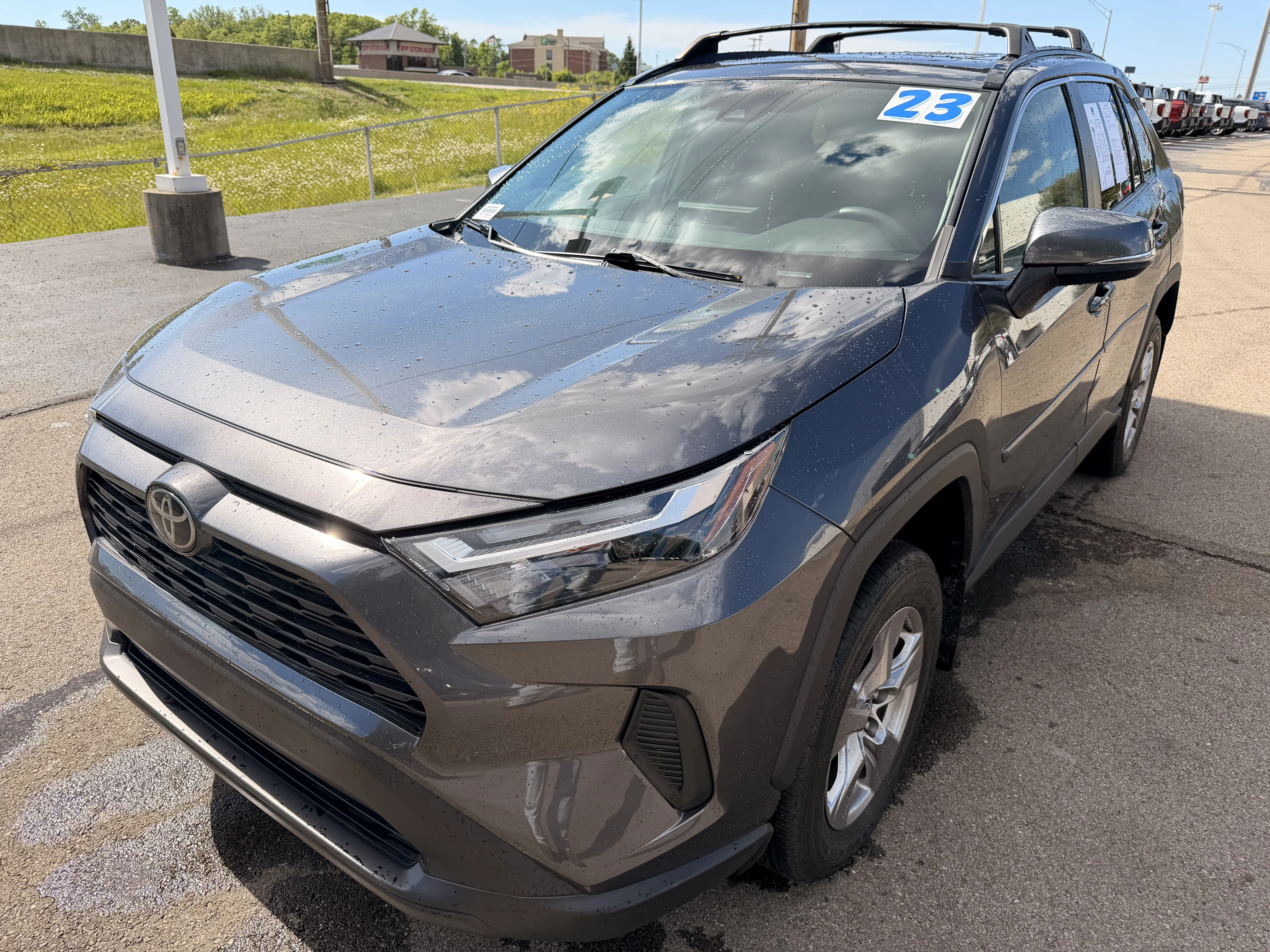 Used 2023 Magnetic Gray Metallic Toyota XLE image 7