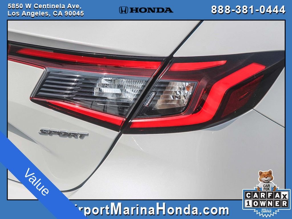 Used 2023 Platinum White Pearl Honda Sport image 16