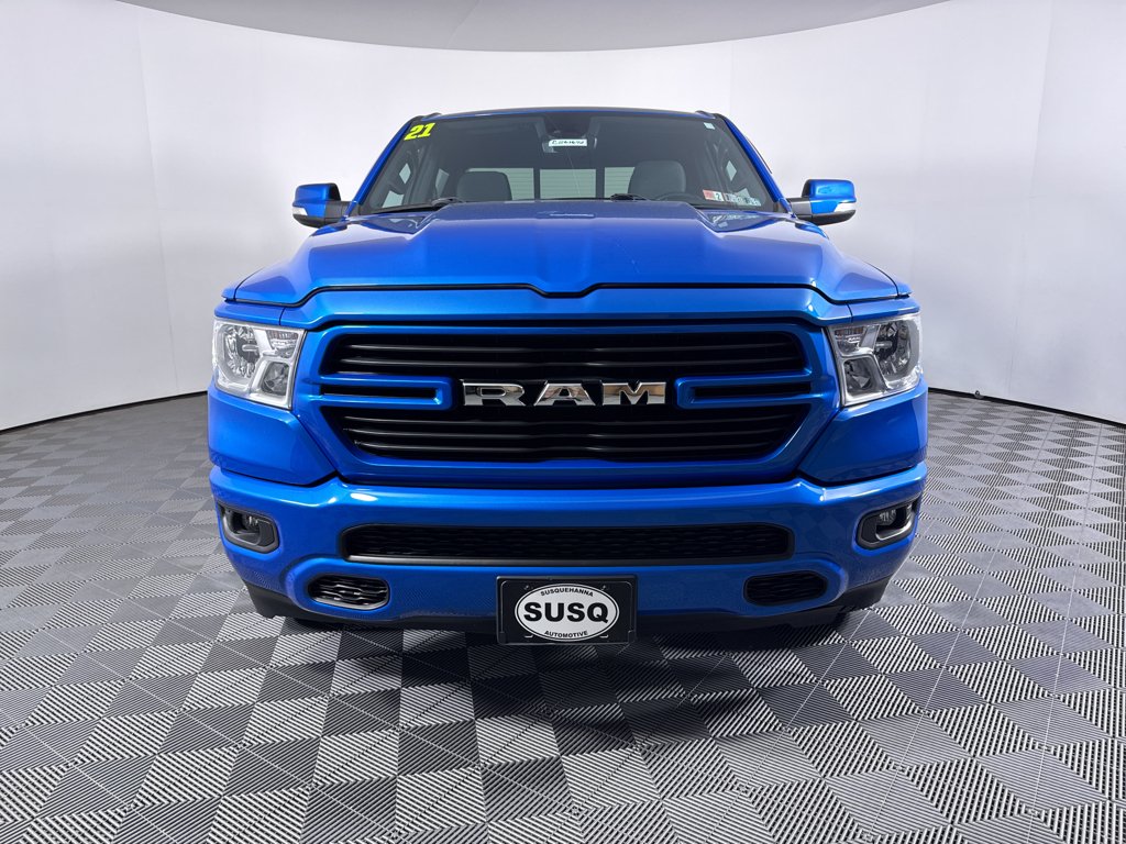 Used 2021 Hydro Blue Pearlcoat Ram Big Horn image 3