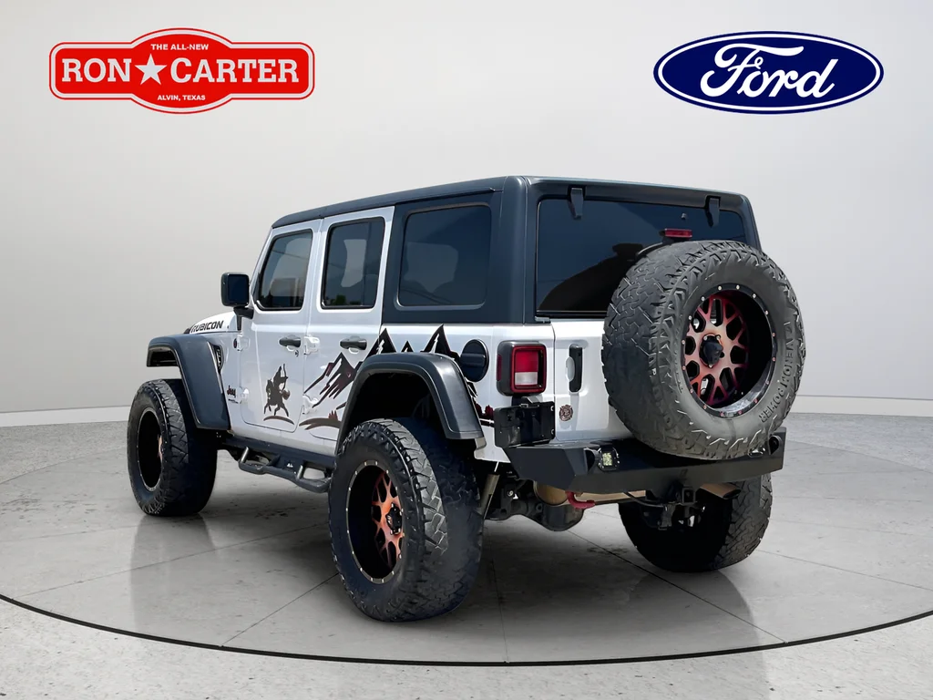 Used 2021 White Jeep Unlimited Rubicon image 4