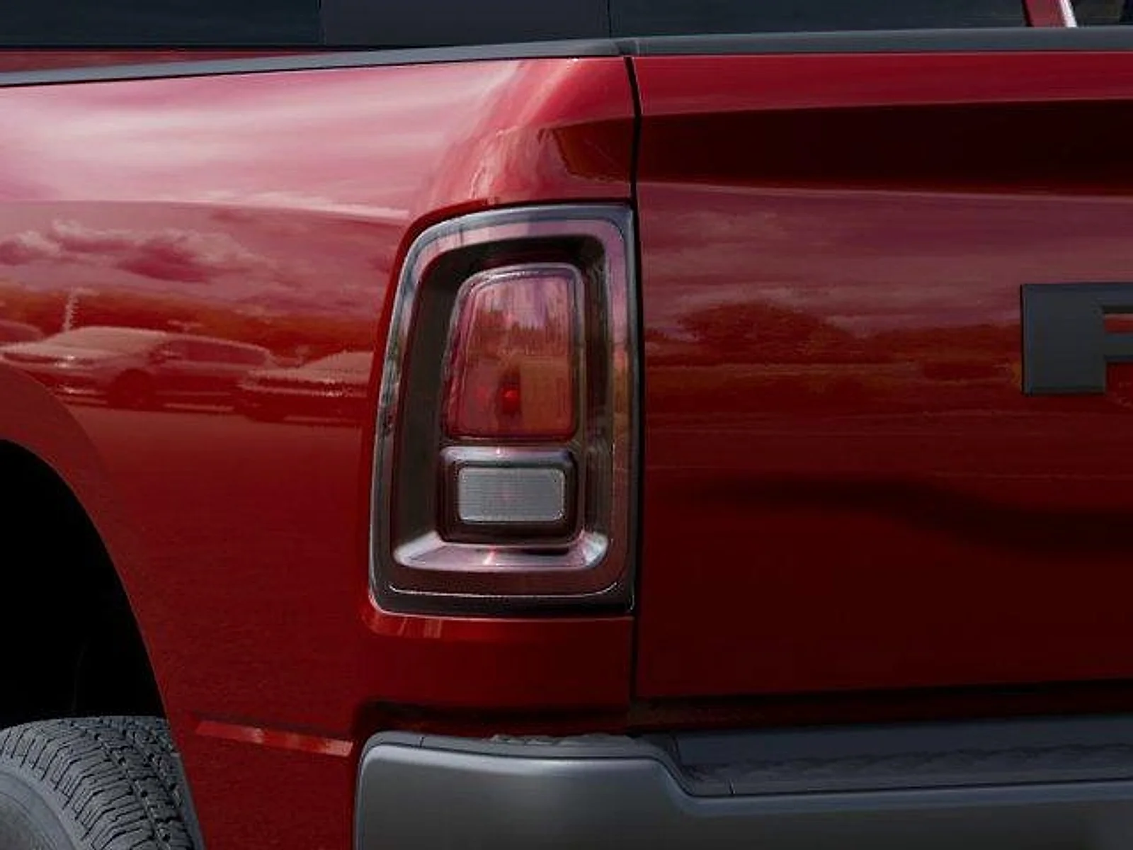 New 2026 Molten Red Pearl-Coat Exterior Paint RAM Warlock Crew Cab 4x4 6