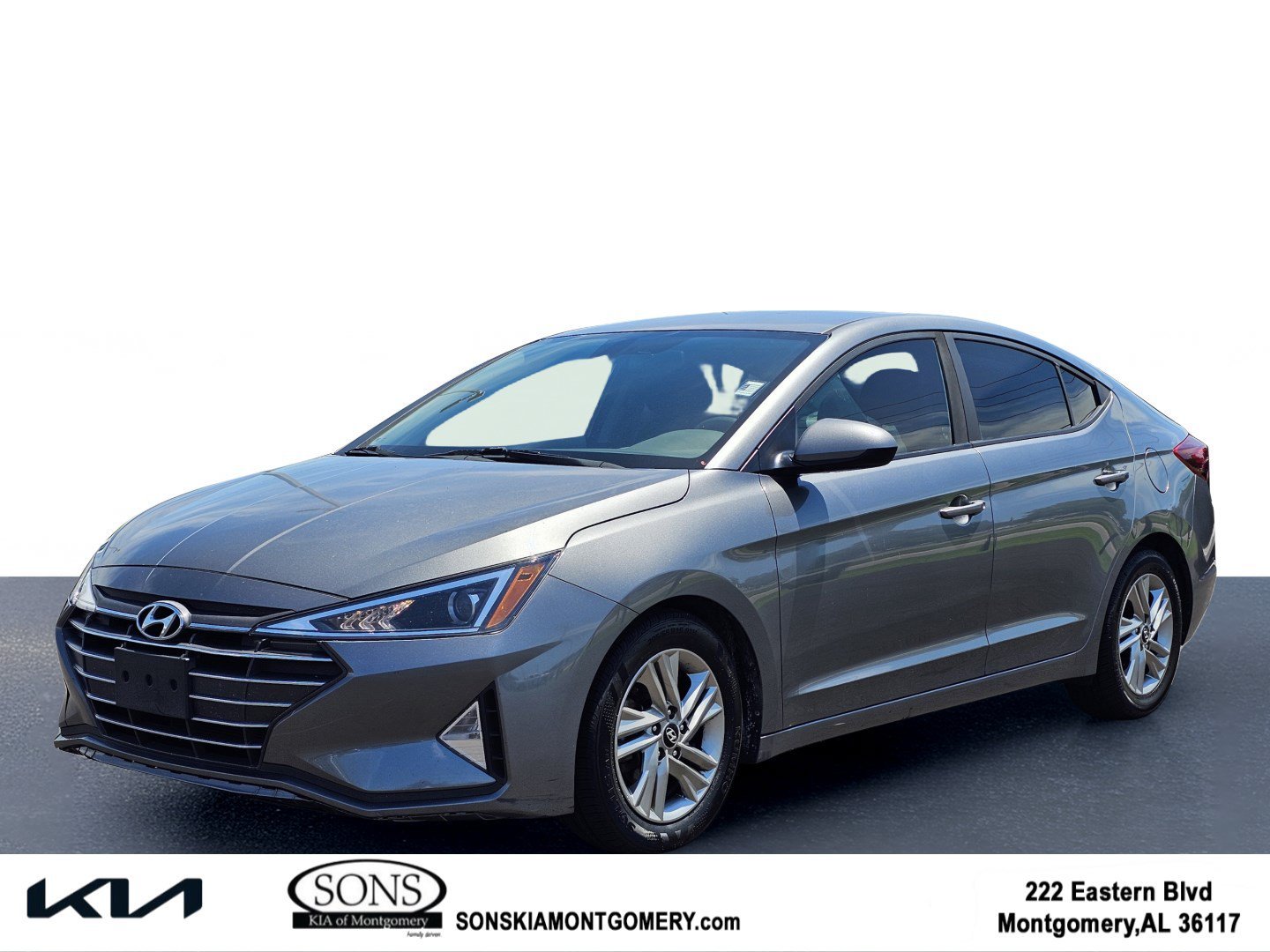 Used 2019 Machine Gray Hyundai SEL image 1