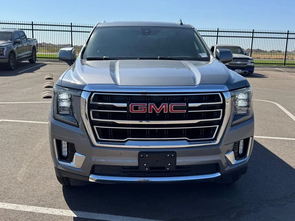 Used 2021 SATIN STEEL METALLIC GMC SLT image 9