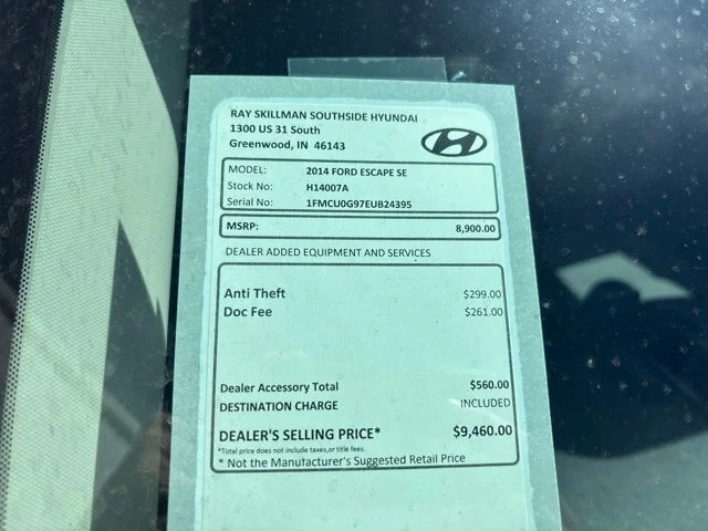 Used 2014 Red Ford SE image 2