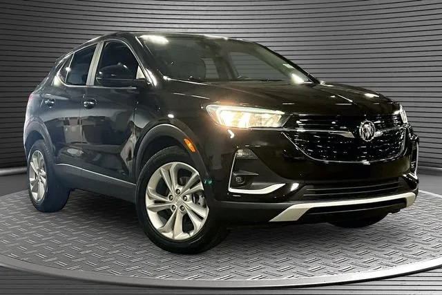 Used 2021 EBONY TWILIGHT METALLIC Buick Preferred image 3