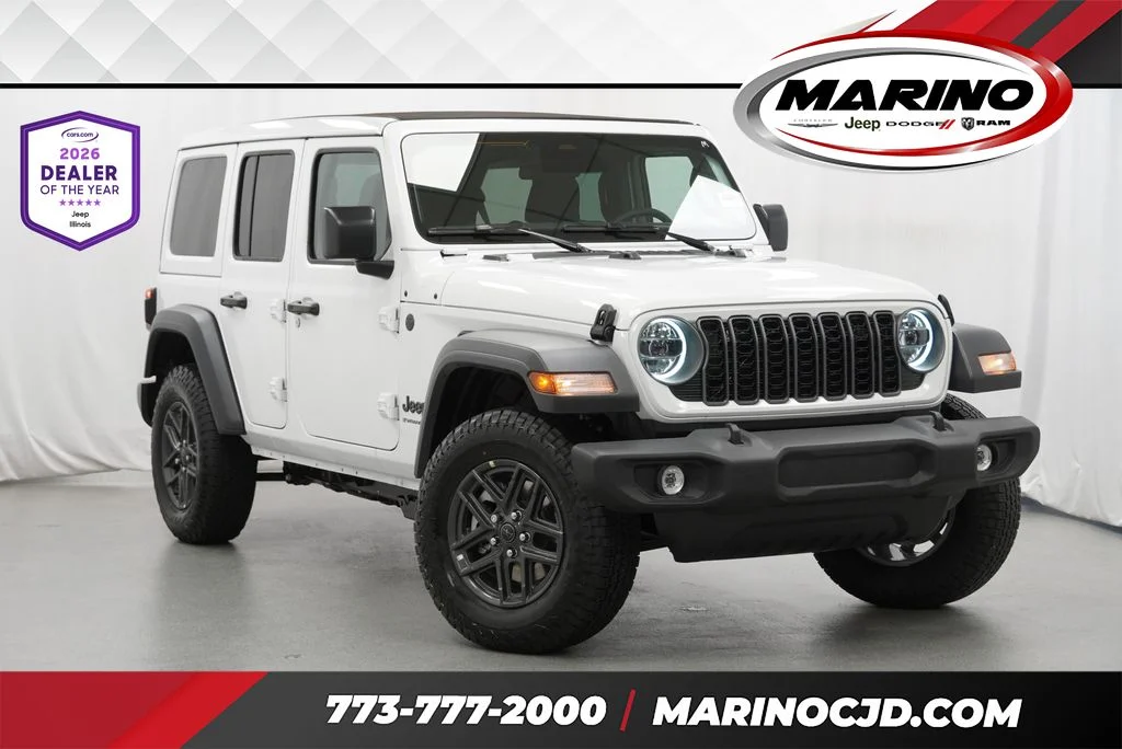 New 2027 Bright White Clear-Coat Paint Jeep Sport S image 1