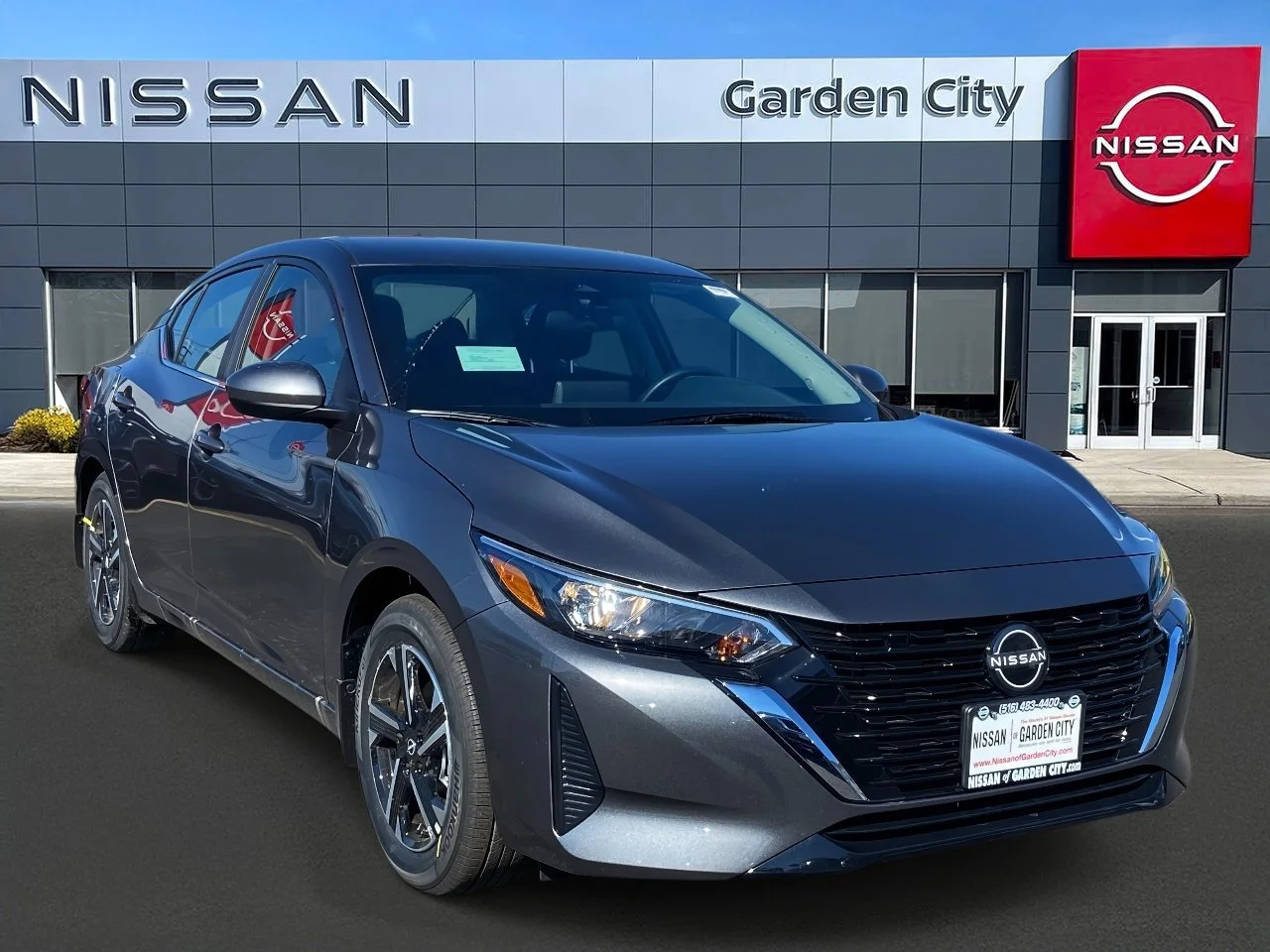 New 2025 Gun Metallic Nissan SV image 1