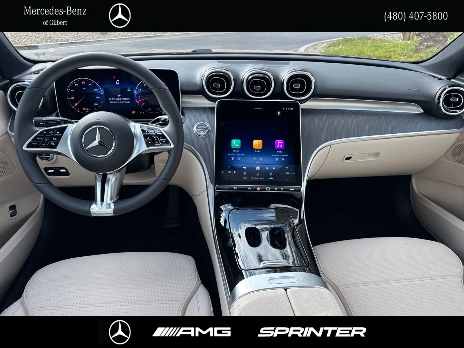 New 2026 Selenite Grey Metallic Mercedes-Benz C 300 image 25