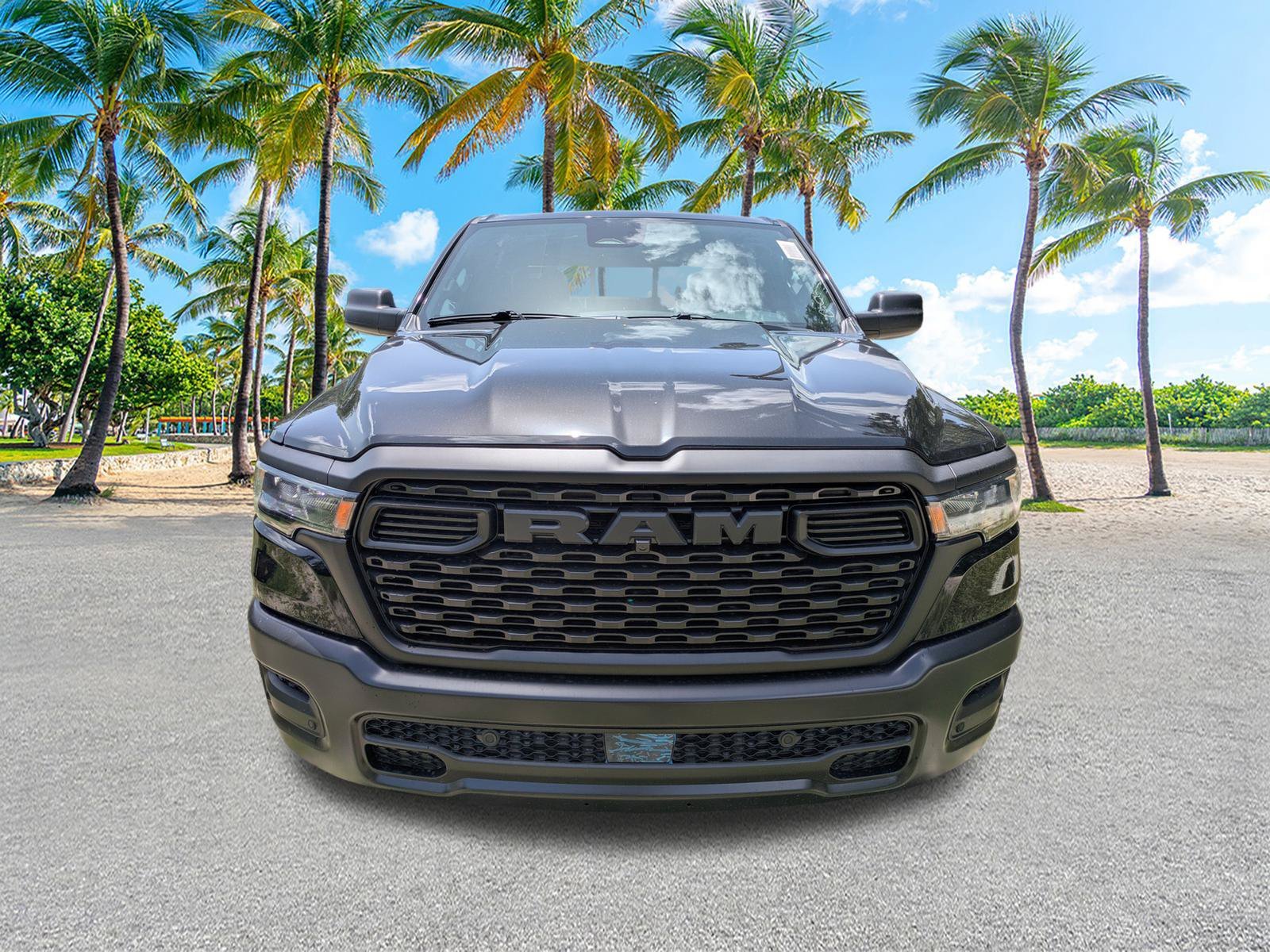 New 2026 Diamond Black Crystal Pearl-Coat Exterior Paint RAM Tradesman image 9
