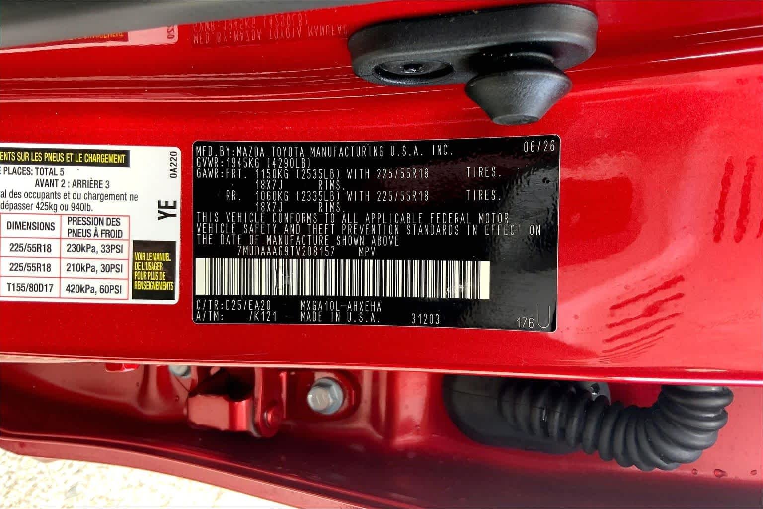 Used 2026 Soul Red Crystal Toyota XLE image 35