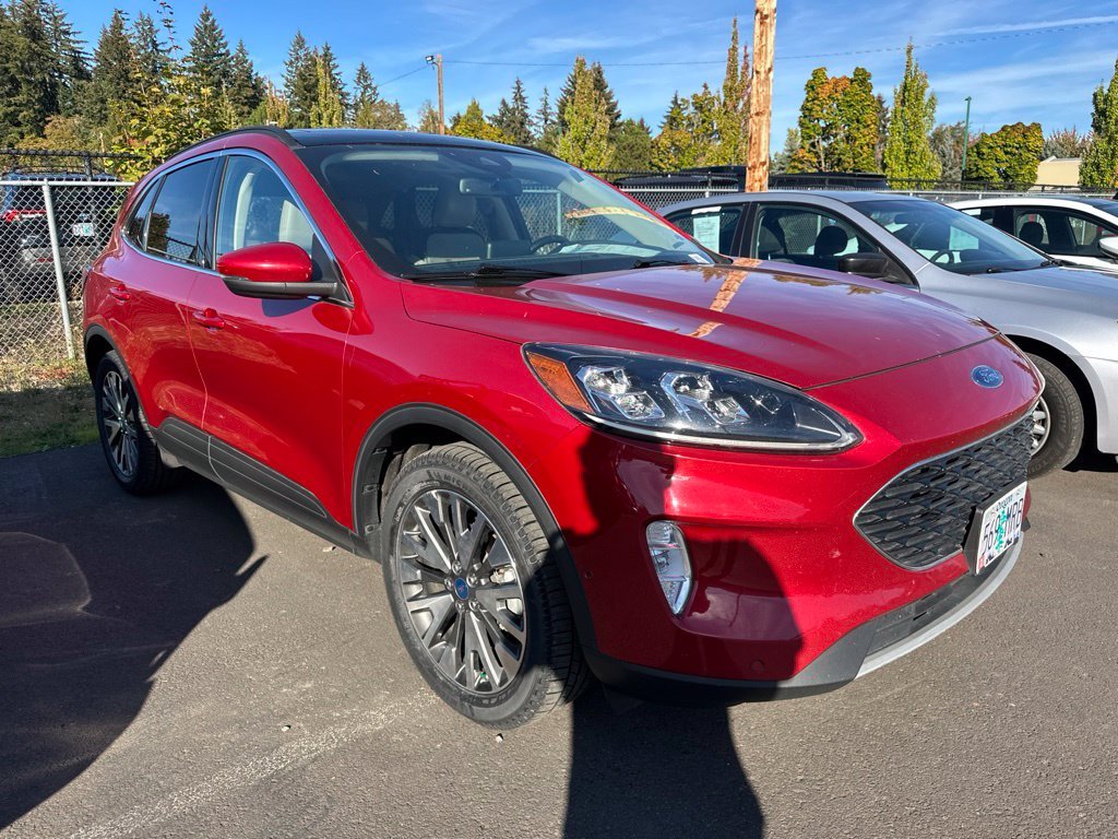 Used 2020 Red Metallic Ford Titanium image 3