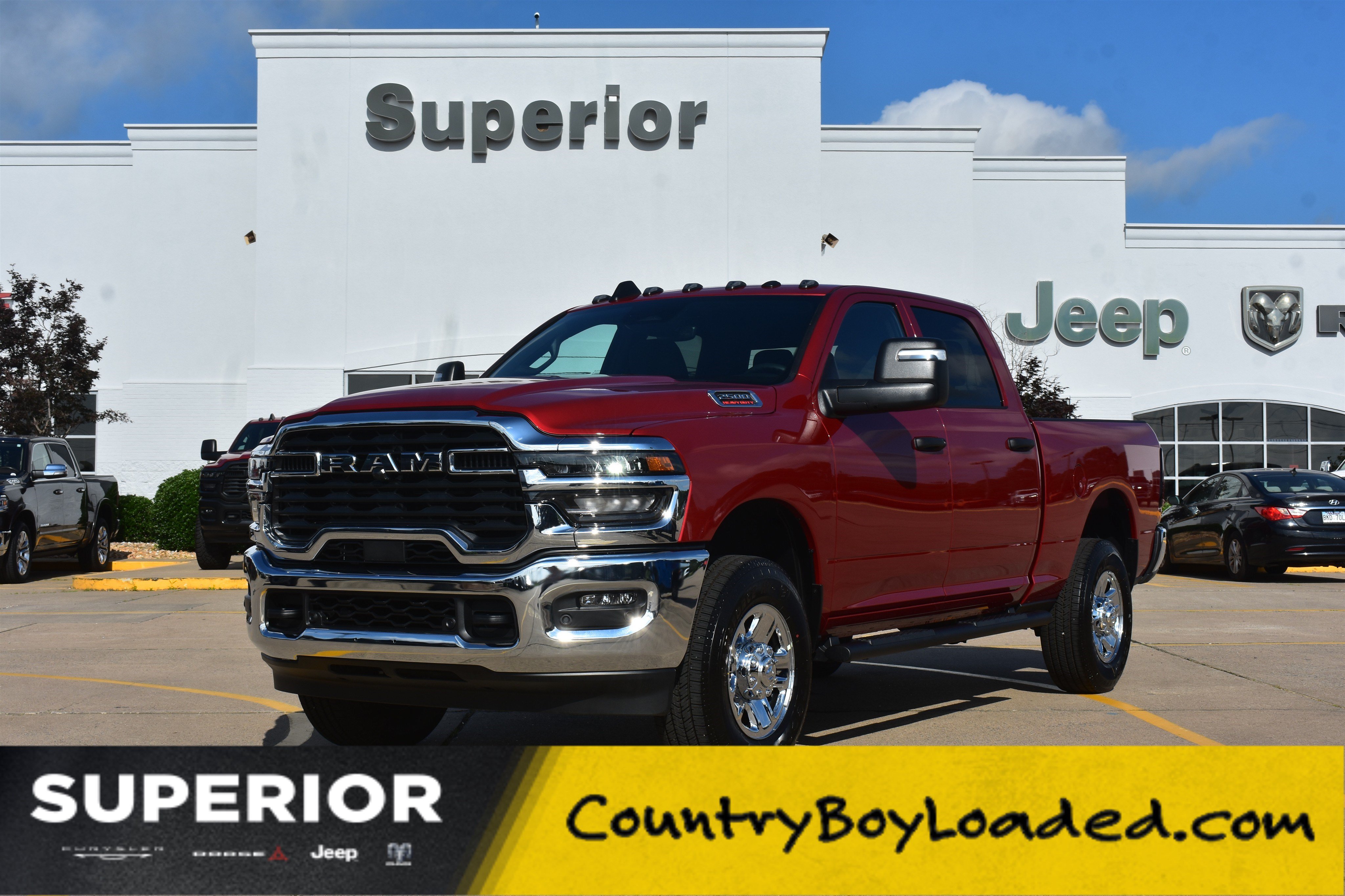 New 2026 Molten Red Pearl-Coat Exterior Paint RAM Tradesman image 1