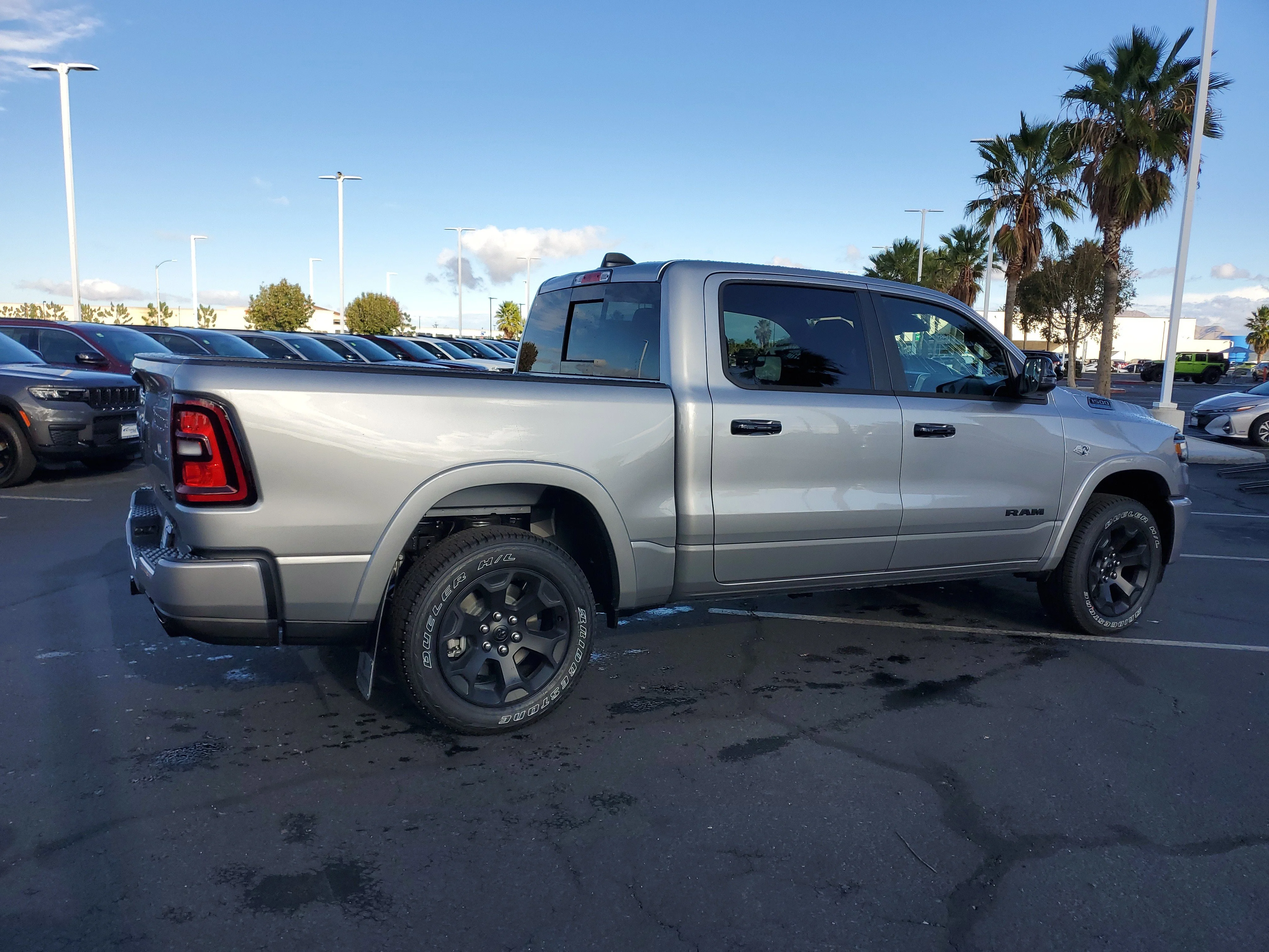 New 2026 Billet Silver Metallic Clear-Coat Exterior Paint RAM Big Horn/Lone Star image 3