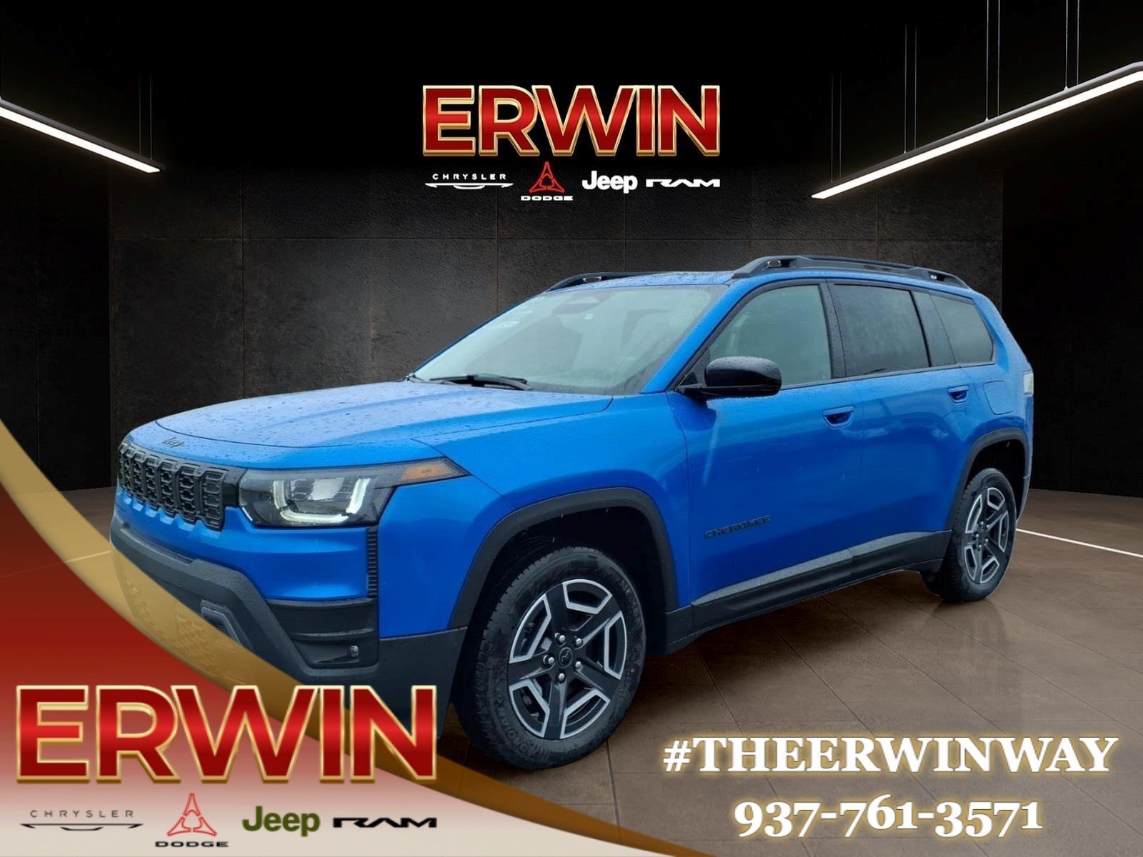 New 2026 Hydro Blue Pearlcoat Jeep Laredo image 3