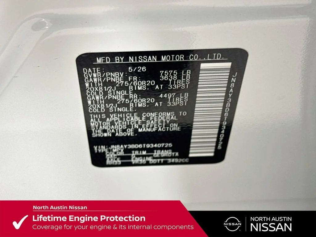 New 2026 White Nissan SL image 43