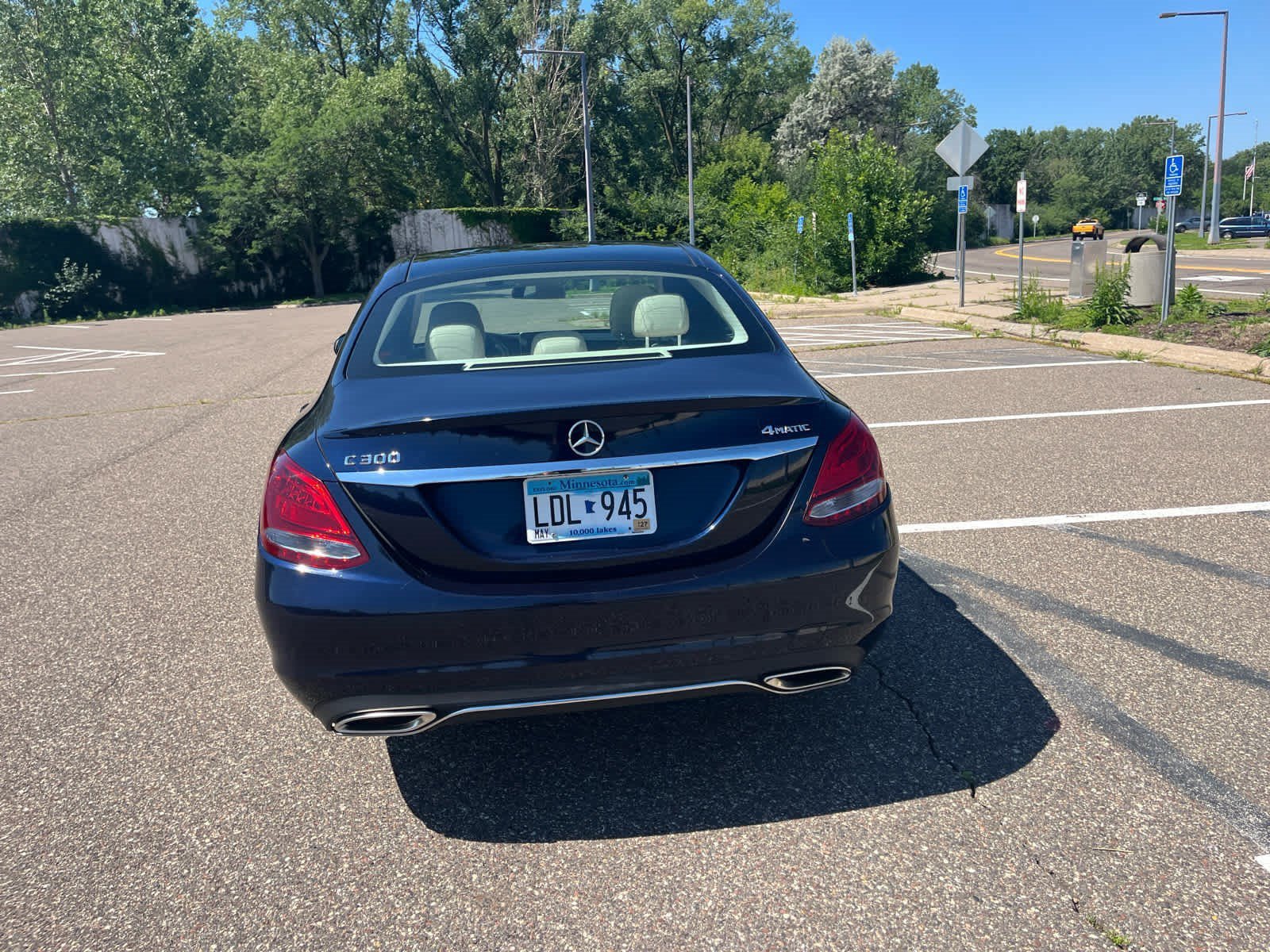 Used 2016 Lunar Blue Metallic Mercedes-Benz C 300 image 11
